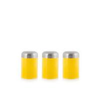 Cook In Colour Set of 3 Dome Canisters - Yellow