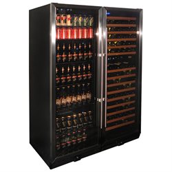 Kings Bottle KBU-170-Combo 170 Bottle Wine and Beer Combo Cooler
