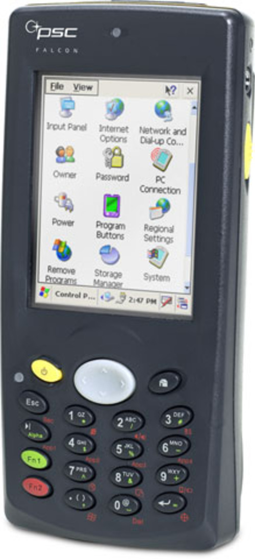 Datalogic 4220-1001r Falcon 4220 17-key Rf Cf/sd Slots Pda With Laser Scanner