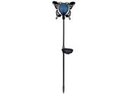 Solar Light Blue Butterfly Boston Harbor Solar Powered Light Ornaments