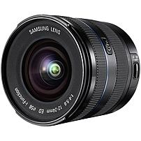 Samsung Ex-w1224anb/us Nx 12-24mm F/4.0-5.6 Camera Lens - Ultra Wide Angle Zoom Lens For Samsung Nx - 58 Mm Attachment - 0.14x Magnification - 2x Optical Zoom - 2.5-inch Diameter - Black
