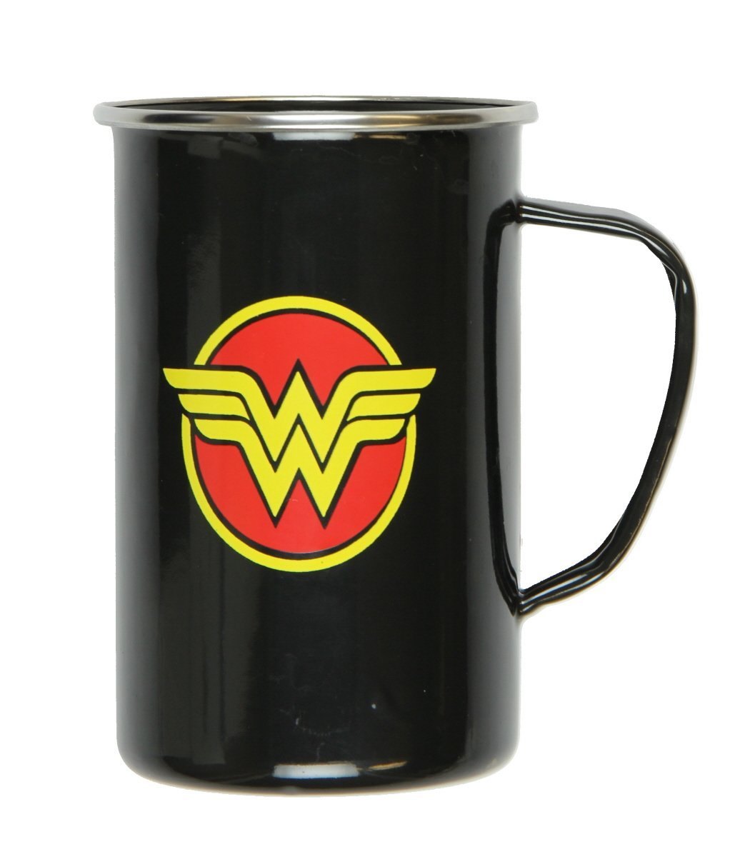 DC Comics Wonder Woman Logo 20oz Enamelware Mug