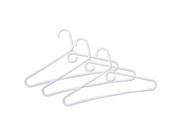 Hpi Homz Plastic Clothes Hangers in White - 3 per Package