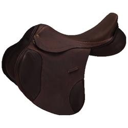 Collegiate Zeta Jump Saddle 17'' M Havana Brown