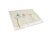 Christmas Presents Between Friends Dalmatian Glass Cutting Board Large Bb2569lcb