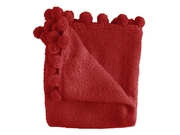 Jubilee Red Boucle Throw