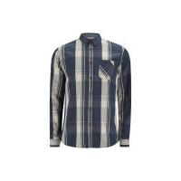 Jack & Jones Men's Walter Checked Shirt - Dress Blue