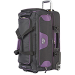 Travelpro T-pro Bold 30 Inch Rolling Duffel-black/purple T-pro Bold 30