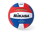 Mikasa VQ2000 Micro Cell Volleyball (Red/White/Blue)