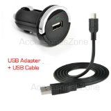 For Verizon Jetpack 4G LTE Mobile Hotspot MiFi 4620LE, 4620L, 890L Compact Vehicle Power Car Charger Adapter   USB Data Charging Cable