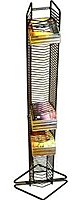Atlantic Onyx 031742012488 1248 80 Cd Tower Media Storage Rack - Matte Black