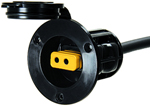 Cannon Flush Mount Power Port-black Flush Mount Power Port