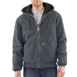 Carhartt Men's  QFL Sandstone Active Jac, Gravel, Large