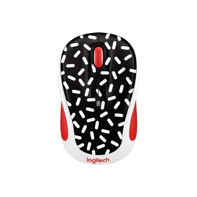 Logitech 910-004753 Party Collection M325c - Mouse - Optical - 5 Buttons - Wireless - 2.4 Ghz - Usb Wireless Receiver - Memphis Black