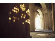 Light Reflecting On Columns At Ibn Tulun Mosque Poster Print (17 X 11)
