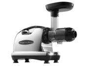 Omega Nutrition Center Heavy Duty Masticating Juicer - Chrome / Black