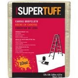 Nib 4/pack Trimaco Supertuff - Quick Drop 51123 10oz 12x15ft Canv Drop Cloth