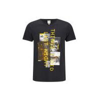 Bench Men's Things I Did Print T-Shirt Jet Black