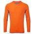RonHill Men's Vizion Long Sleeve Crew Top - Orange/Granite - XL