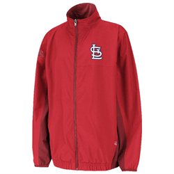 St. Louis Cardinals Adult Springtide Featherlight Full-Zip Jacket by Majestic