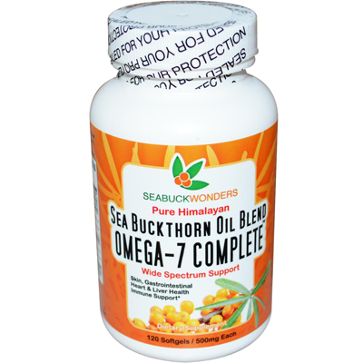 Seabuck Wonders Sea Buckthorn Oil Blend - 500 Mg - 120 Softgels