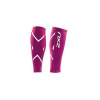 2XU Unisex Compression Calf Guard - Hot Pink