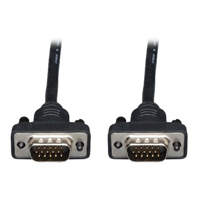 Tripplite P502-015-sm Low Profile Vga Rgb Coax Monitor Cable High Res Hd15 M/m 15ft