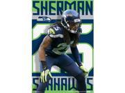 Posterazzi Tiarp13675 Seattle Seahawks - Richard Sherman 14 Poster Print - 24 X 36 In.