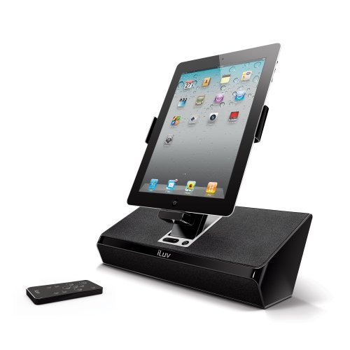 iLuv iMM727BLK ArtStation Stereo Speaker Dock for the New Apple iPad (3G) / iPad 2 WiFi/3G Model 16GB, 32GB, 64GB NEWEST Model for Apple iPhone 4, iPhone 4S and iPod Touch (Black)