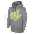 Nike Men's AW77 Fleece Hoody - Dark Grey Heather