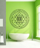 Stickerbrand Vinyl Wall Decal Sticker Sri Yantra OS_MB1255m