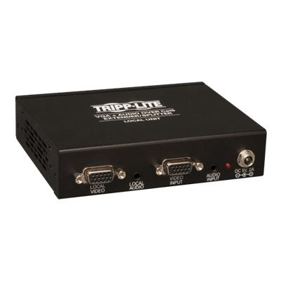 Tripplite B132-004a-2 4-port Vga With Audio Over Cat5/cat6 Extender Splitter  Box-style Transmitter With Edid  1920x1440 At 60hz  Up To 1000-ft.