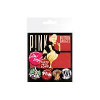Pink The Truth About Love - Badge Pack