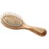Hydrea London Olive Wood Handbag Size Anti Static Hair Brush