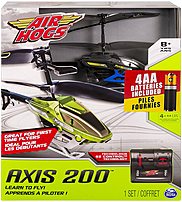 Air Hogs 20072143 Axis 200 Remote Control Helicopter Toy - Black