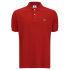 Lacoste Men's Basic Pique Short Sleeve Polo Shirt - Red - XS