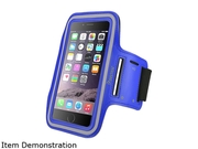 Insten Blue Sportband With Built-in Key Holder For Apple Iphone 6 Plus (5.5-inch) 2036830