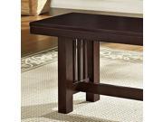 Cappuccino Wood Bench