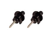 Seismic Audio - Saga55-2pack - 2 Pack Of Black Horseshoe Style Strap Locks For Electric Guitars - Fits Most Any Guitar
