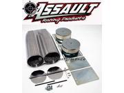Polished Aluminum Finned Top Shotgun Intake Air Scoop Single & Dual Carb Setup