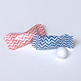 Adorable Gender Reveal Pink and Blue Chevron Chocolate Mint Candy Party Favors