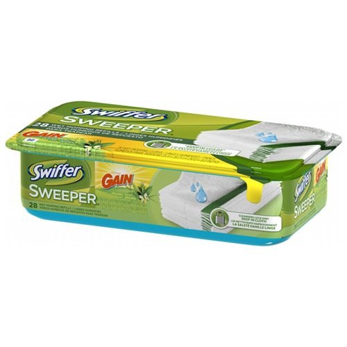 Procter & Gamble 83065 Swiffer Sweeper Wet Mopping Cloth Refills With Gain Scent
