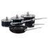 Morphy Richards Accents 5 Piece Pan Set - Black