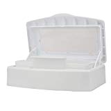 Fheaven Sterilizer Tray Box Sterilizing Clean Nail Art Salon Manicure Implement Tool (Clear)
