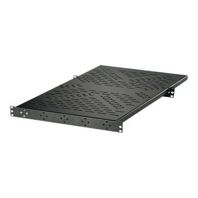 C2g 14628 4-point Equipment Shelf With Adjustable Rear Flange - Rack Shelf - Black - 19