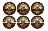 Smart Sips Coffee, Flavor Lovers Coffee Variety Sampler Pack- Blueberry Cinnamon Crumble, Cinnamon Roll, Chocolate Peanut Butter, Southern Pecan, French Vanilla, Hazelnut Cream- Single Serve Beverage Cups Compatible with Keurig K-cup Brewers, 24 Ct