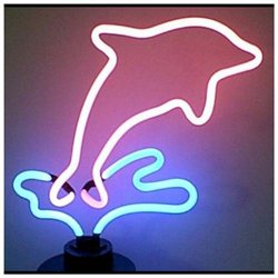 Neon Art Dolphin Neon Sculpture