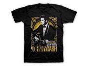 Johnny Cash Frame Adult T-shirt By Hybrid Apparel