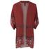 MINKPINK Women's Rosewater Open Armhole Kimono Cape - Multi - M/L