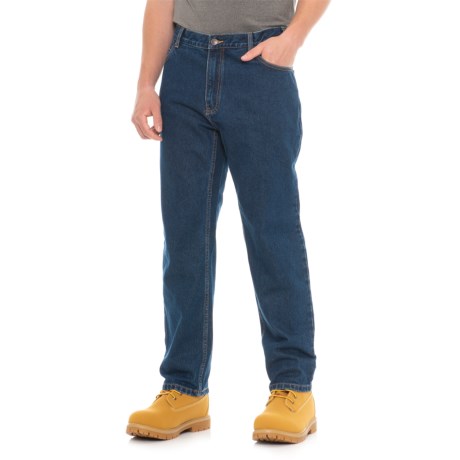 Stonewashed Straight Leg Jeans (for Men)